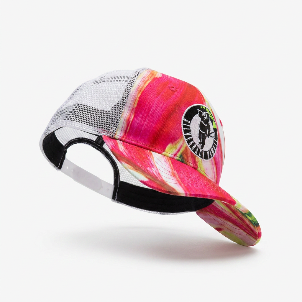 Hawaiian Print Trucker Hat