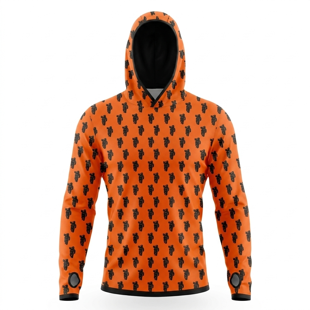 Men's Hawaiian Hydro Hoodie - Big Kahuna Print