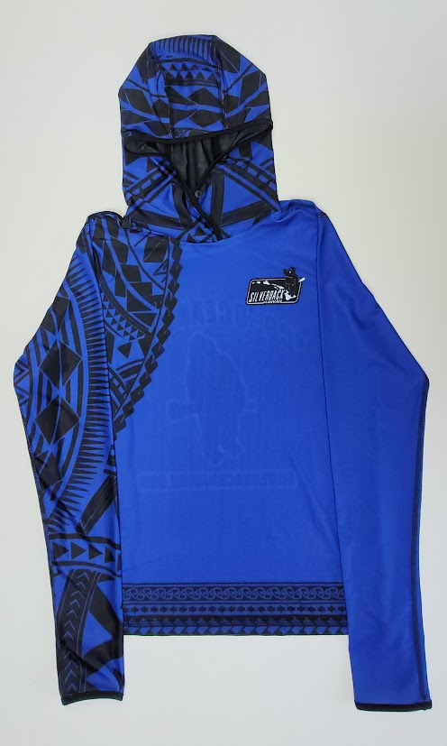 New! Men's Hawaiian Hydro Hoodie - Tribal Tattoo Print