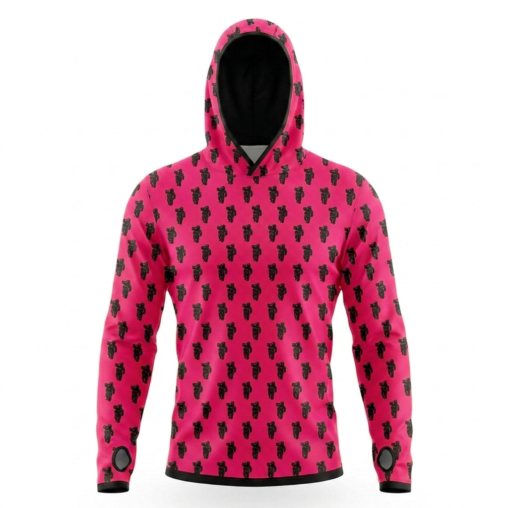 Men's Hawaiian Hydro Hoodie - Big Kahuna Print