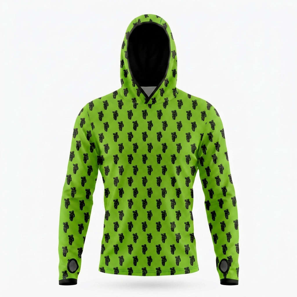 Men's Hawaiian Hydro Hoodie - Big Kahuna Print