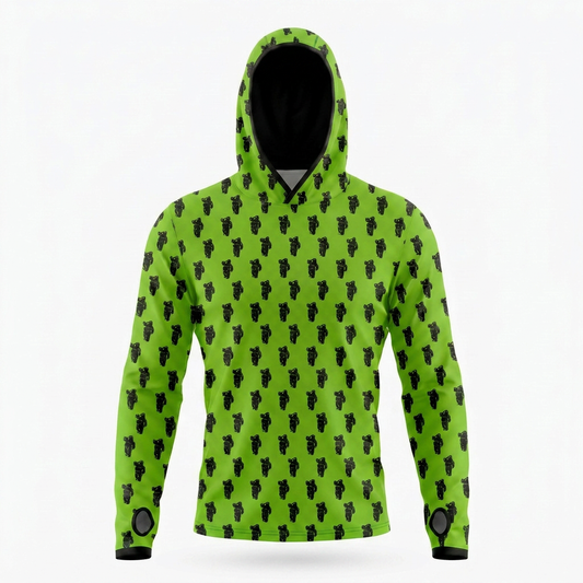 Men's Hawaiian Hydro Hoodie - Big Kahuna Print