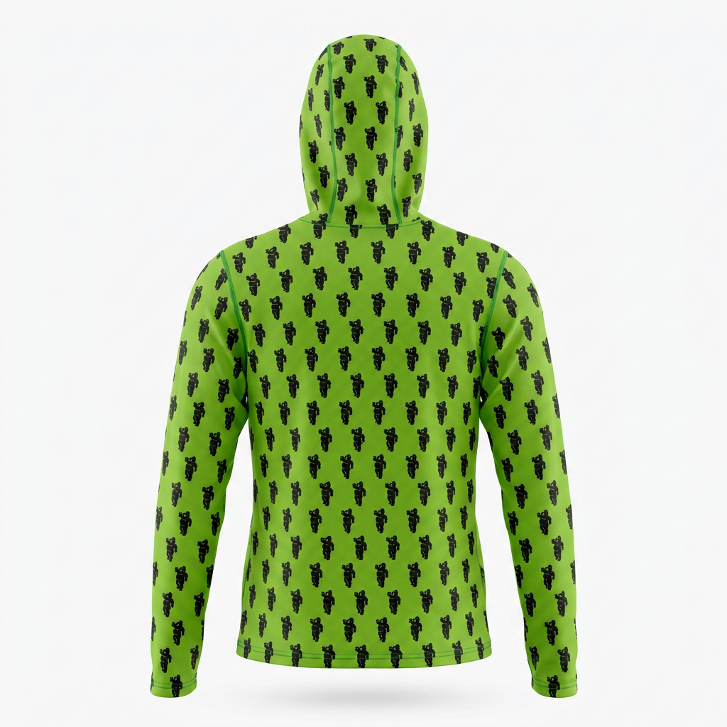 Men's Hawaiian Hydro Hoodie - Big Kahuna Print