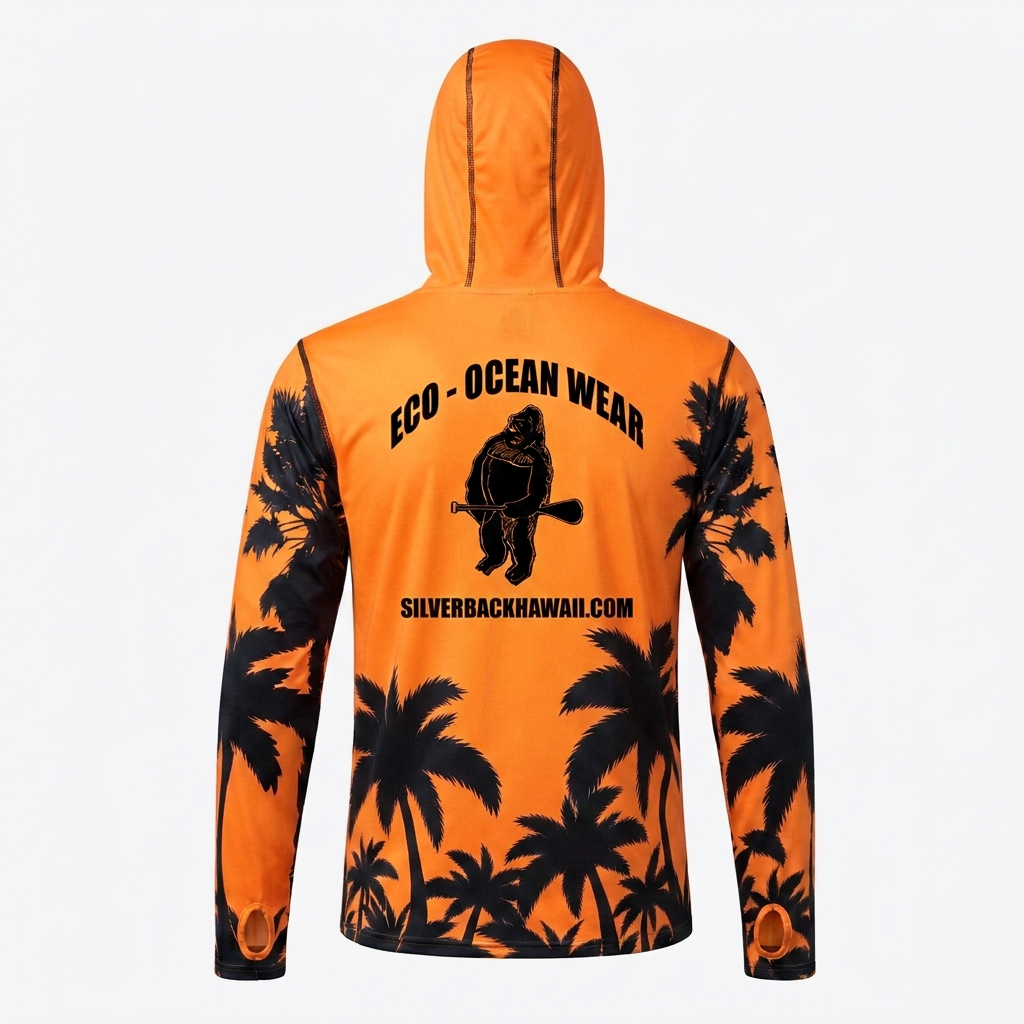 Women's Hawaiian Hydro Hoodie - Palm Tree Print
