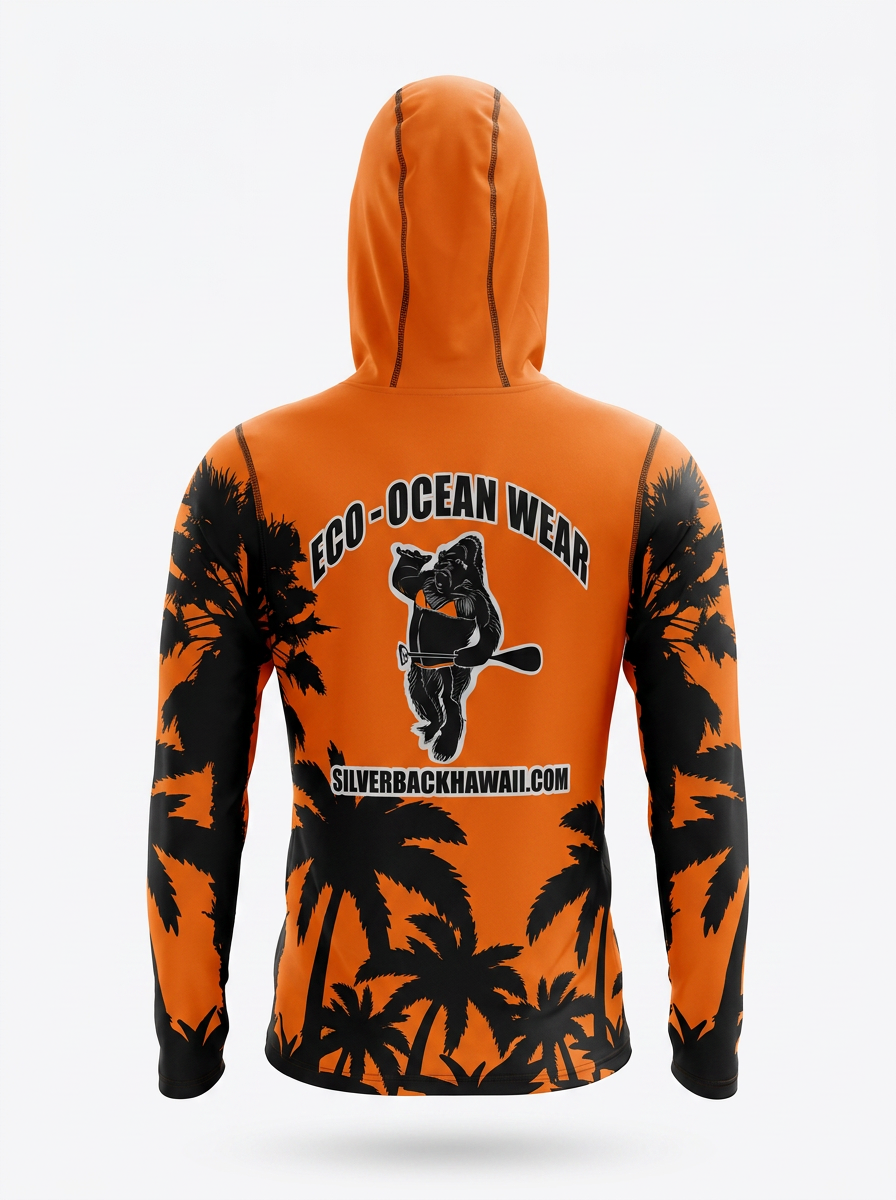 Women's Hawaiian Hydro Hoodie - Palm Tree Print