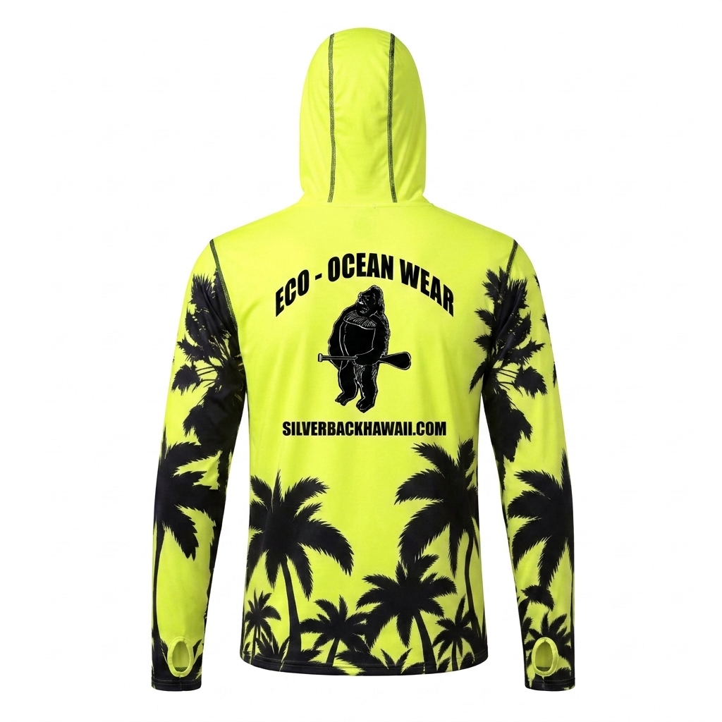 Women's Hawaiian Hydro Hoodie - Palm Tree Print