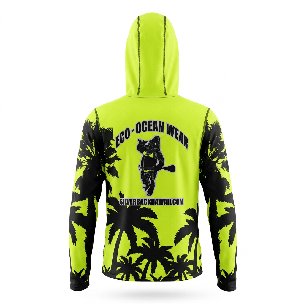 Women's Hawaiian Hydro Hoodie - Palm Tree Print