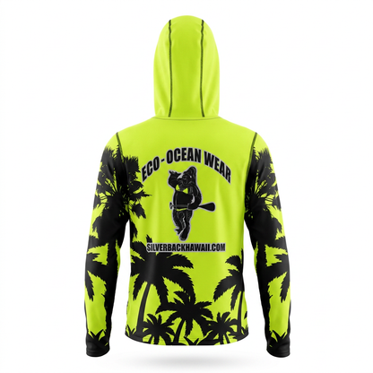 Women's Hawaiian Hydro Hoodie - Palm Tree Print