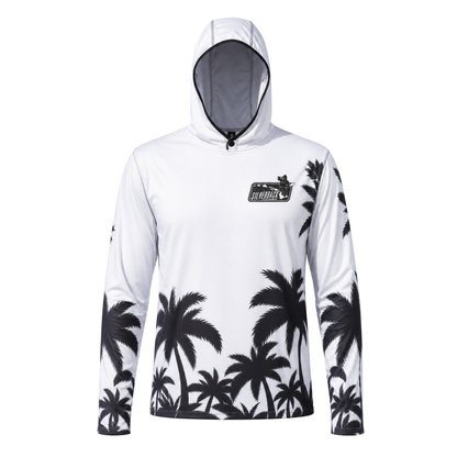 Women's Hawaiian Hydro Hoodie - Palm Tree Print