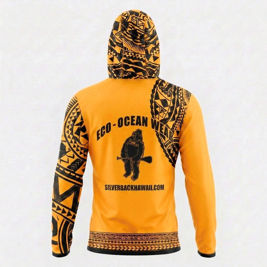 NEW Men's Ultra Lightweight Hawaiian Hydro Hoodie - Tribal Tattoo
