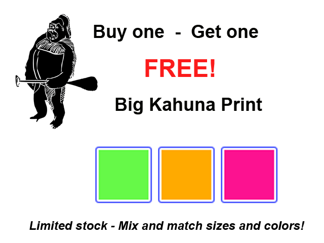 Men's Hawaiian Hydro Hoodie - Big Kahuna Print