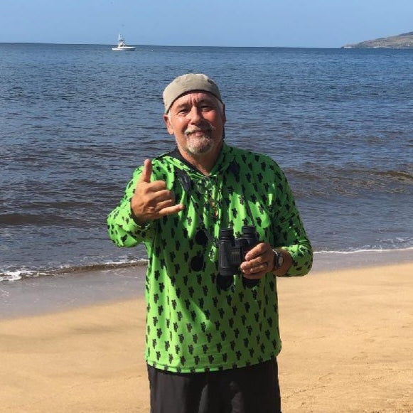 Men's Hawaiian Hydro Hoodie - Big Kahuna Print