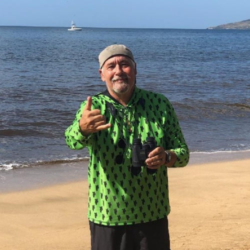 Men's Hawaiian Hydro Hoodie - Big Kahuna Print