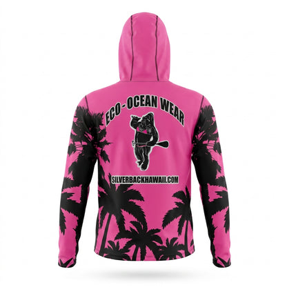 Women's Hawaiian Hydro Hoodie - Palm Tree Print