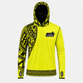 Women's Hawaiian Hydro Hoodie - Tribal Tattoo Print