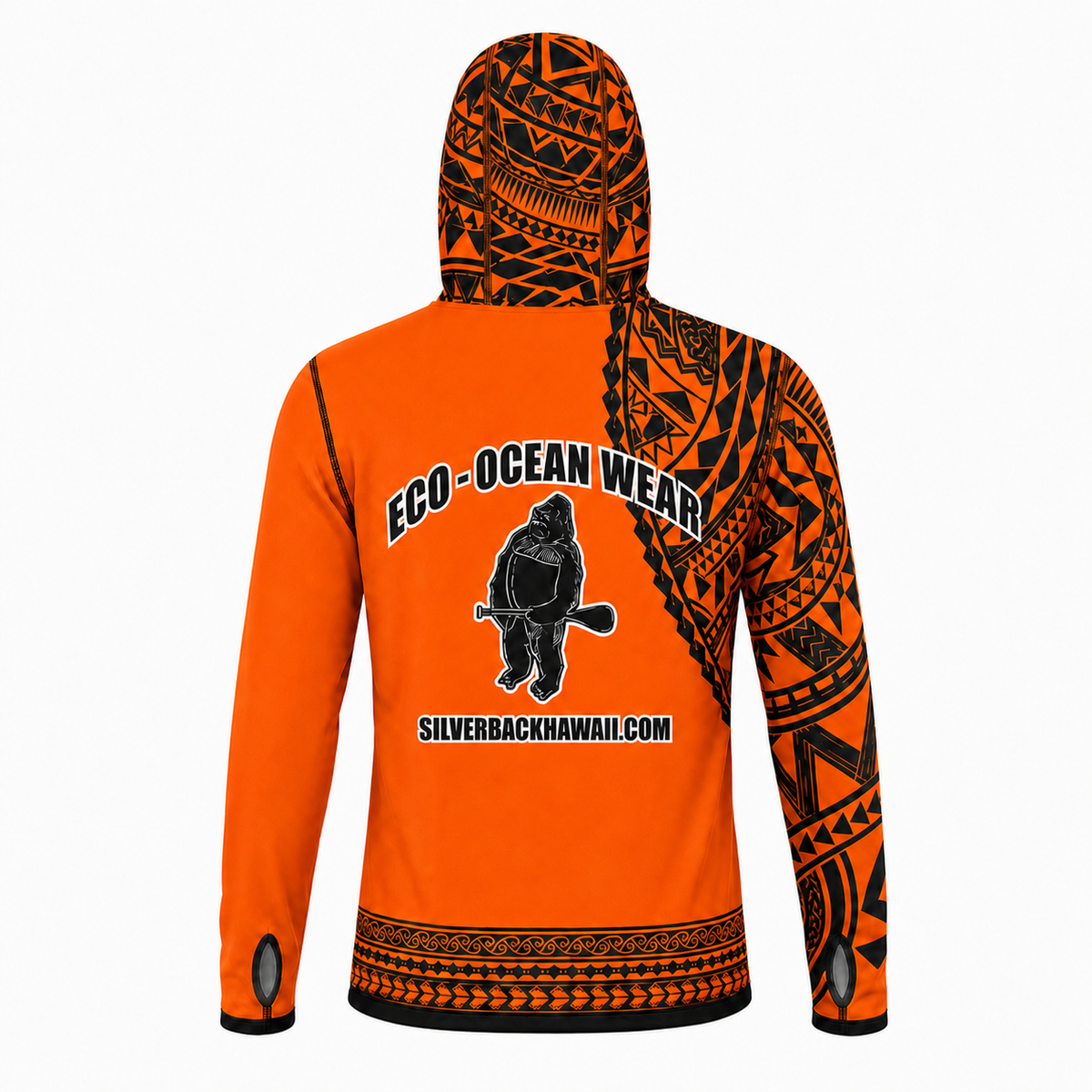 Men's Tribal Tattoo Hawaiian Hydro Hoodie