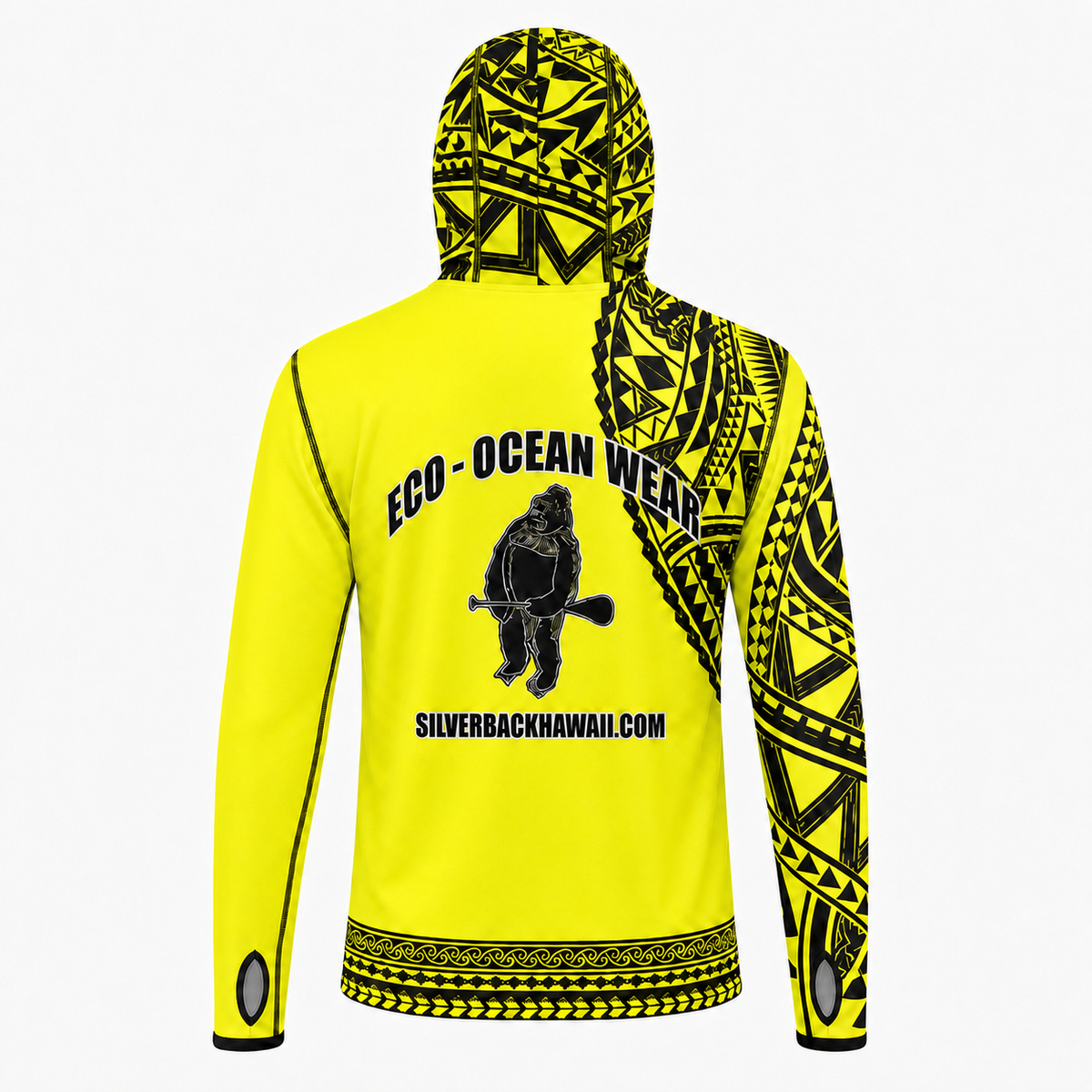 Men's Tribal Tattoo Hawaiian Hydro Hoodie