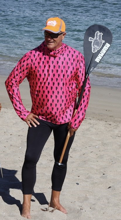 Men's Hawaiian Hydro Hoodie - Big Kahuna Print